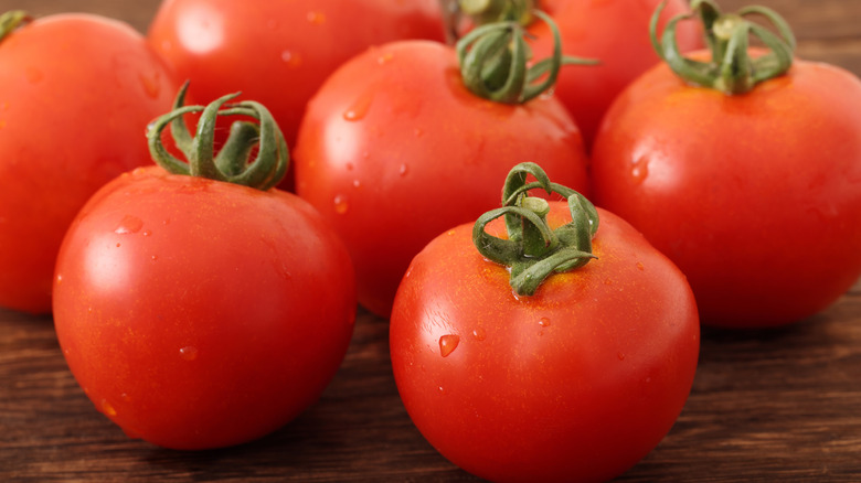 Campari/cocktail tomatoes.