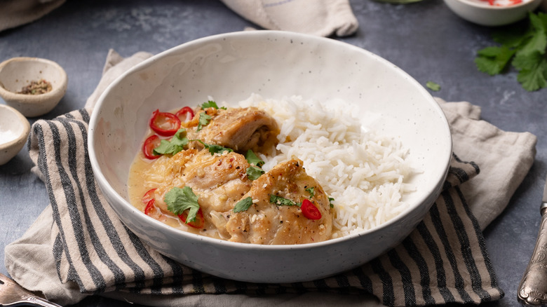 Coconut And Lime Chicken Thighs Recipe