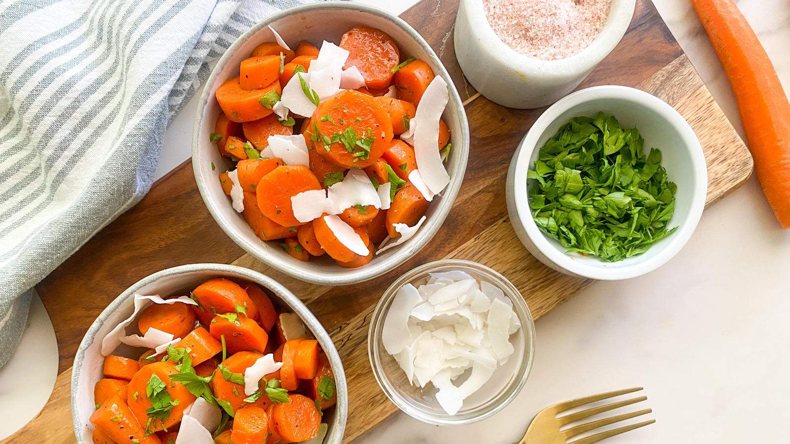 Carrot, Cumin And Coconut Salad Bowls by rawandfree, Quick & Easy Recipe