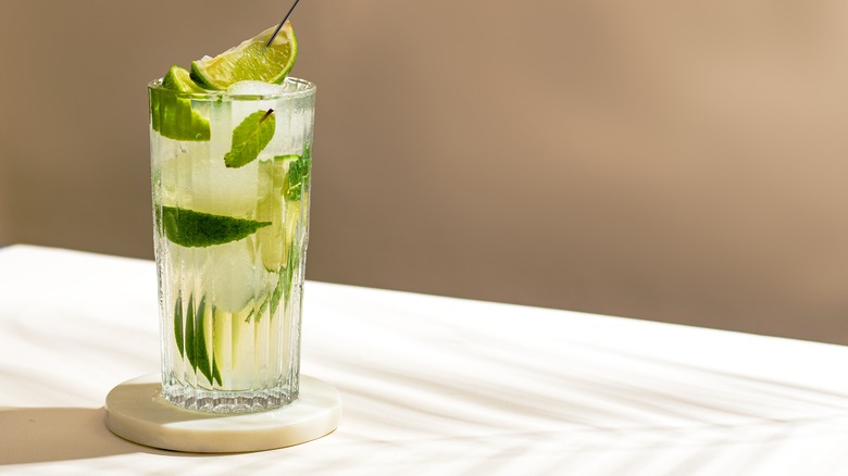 Mojito in a glass