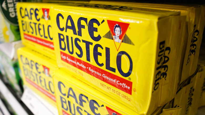 Brick of Café Bustelo coffee