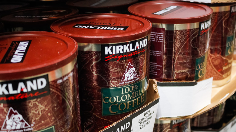 Kirkland Signature brand coffee