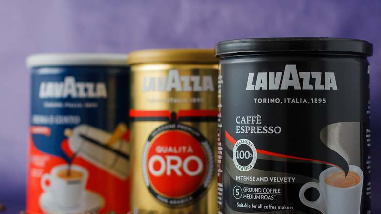 Lavazza coffee cans