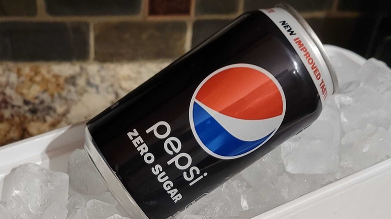 Pepsi Zero on ice