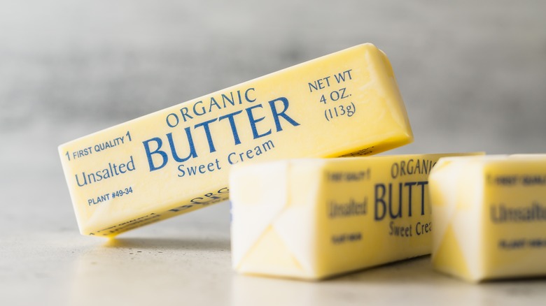 Sticks of butter