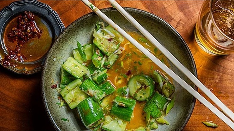 Thai Smashed Cucumber Salad