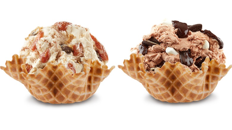 scoops of Coldstone's new flavors