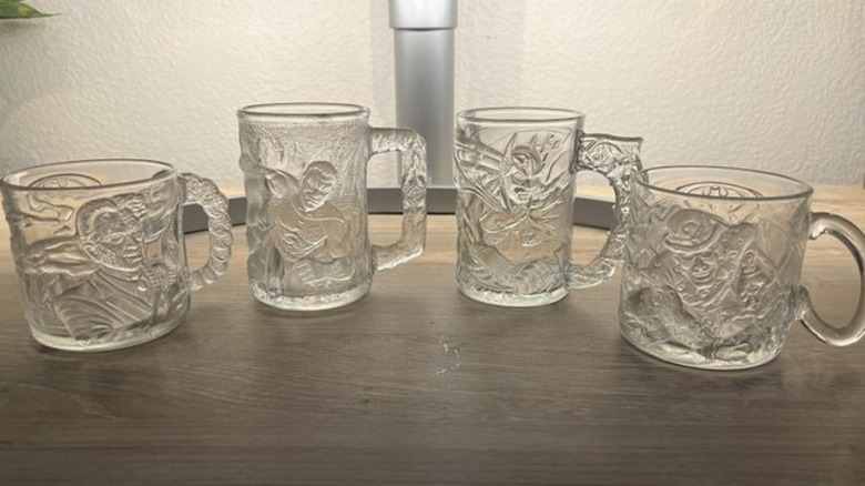 Batman glass mugs