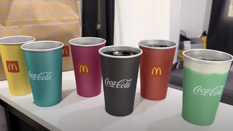 Coca-cola color change cups