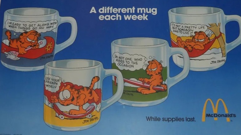 Garfield cup placemat