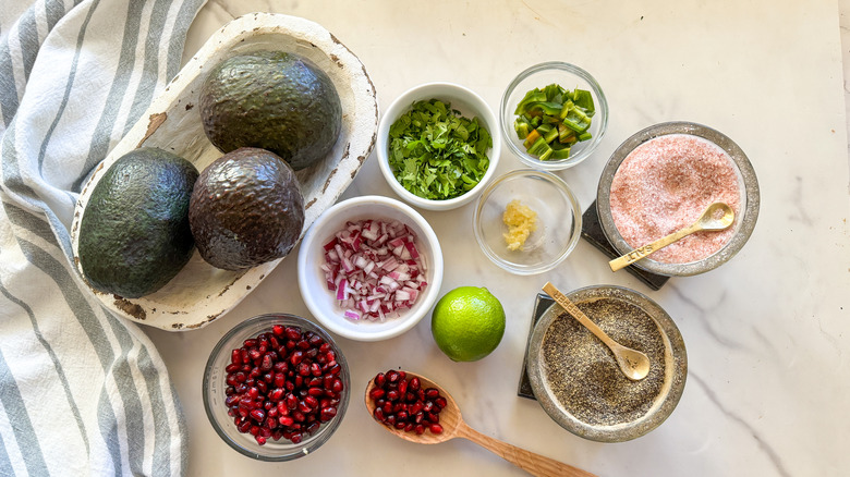 pomegranate guacamole recipe ingredients