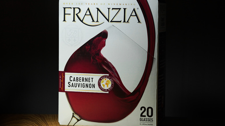 Franzia box wine