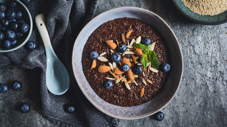 Chocolate quinoa porridge