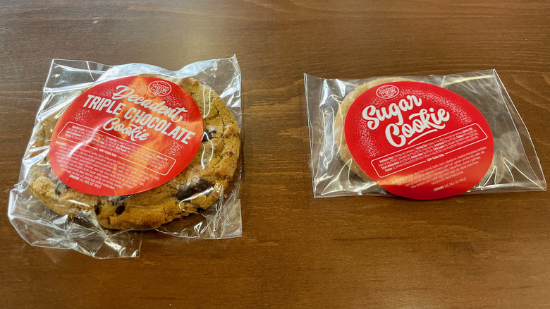 Two Jersey Mike's cookies