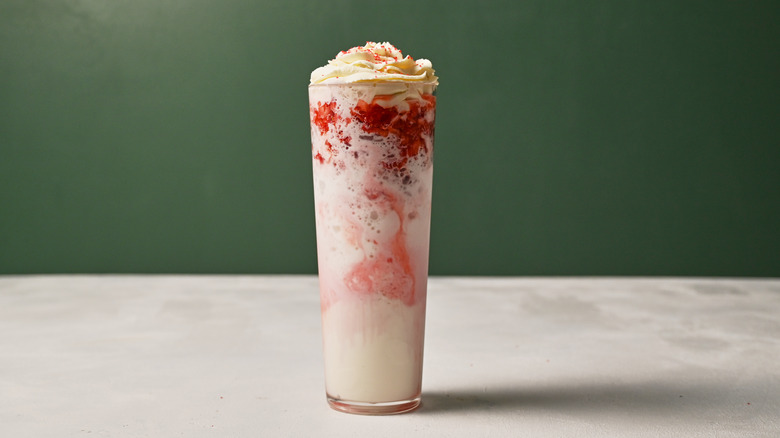 frappuccino in a glass