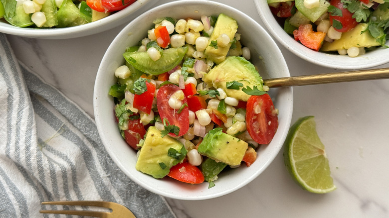 small bowl of salad