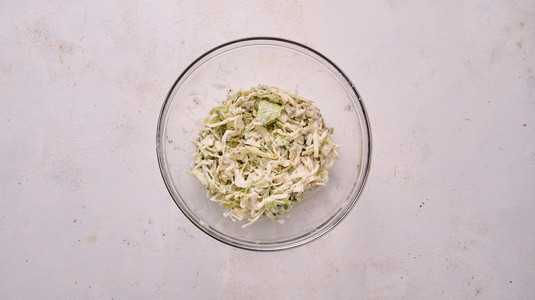 coleslaw in bowl