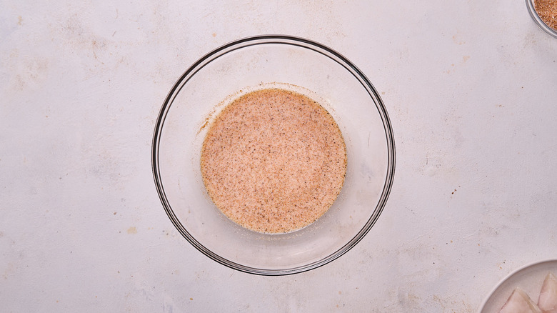 buttermilk brine in bowl