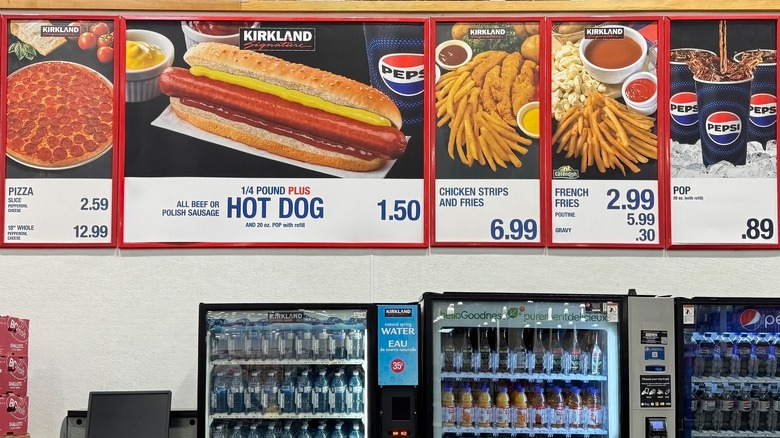 Costco food court menu