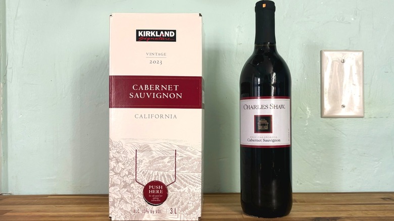 Kirkland, Charles Shaw, cabernet sauvignons