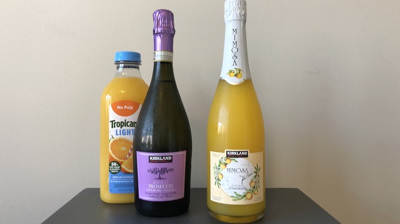 Kirkland mimosa and fresh mimosa