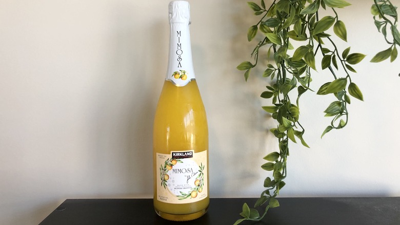 Bottle of Kirkland Signature Mimosa