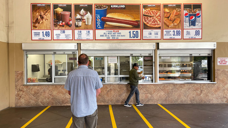 Costco food court dining area