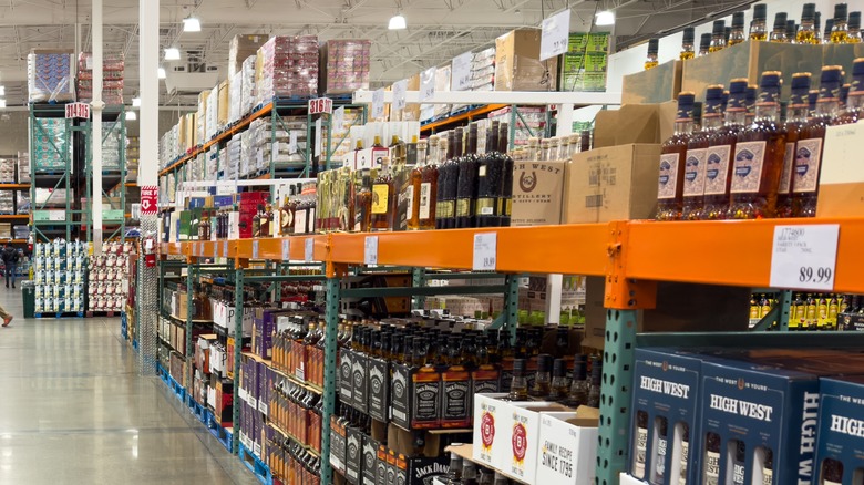 Costco Liquor section