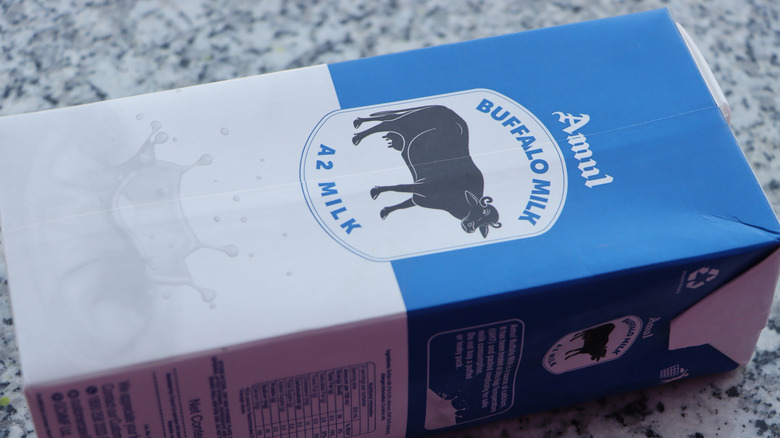 Package of Amul Buffalo Milk