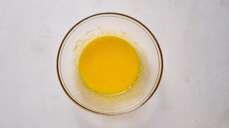 egg yolks in bowl