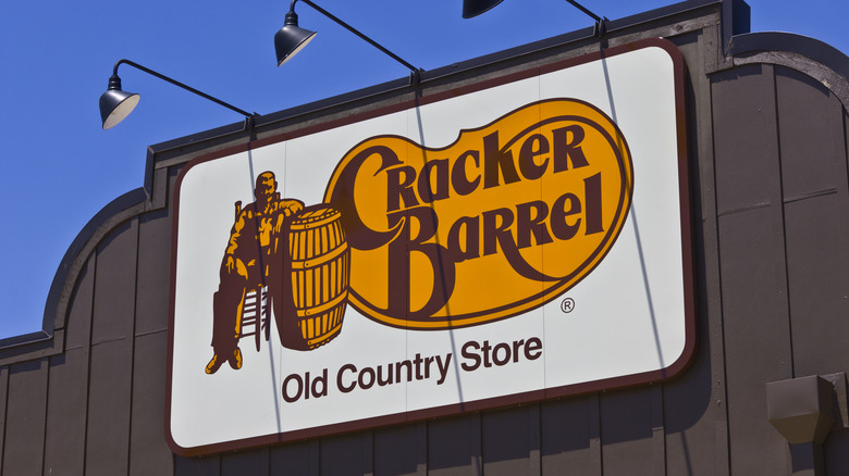 Cracker Barrel store sign