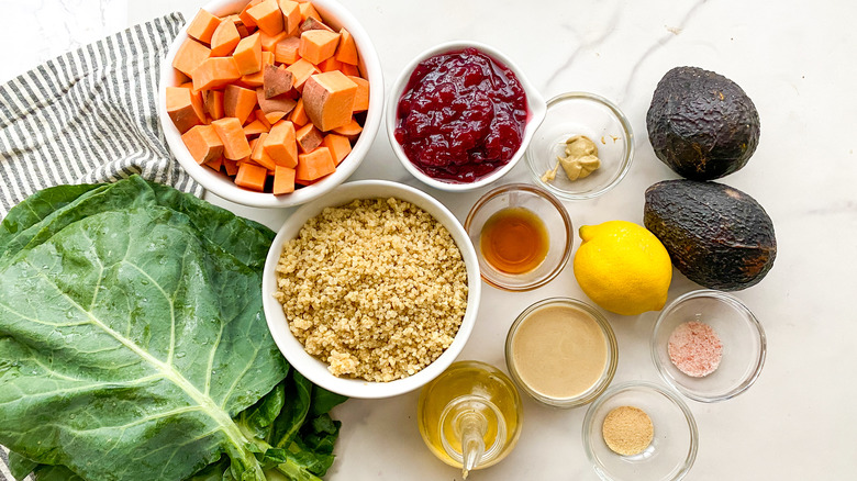 ingredients for collard green rolls