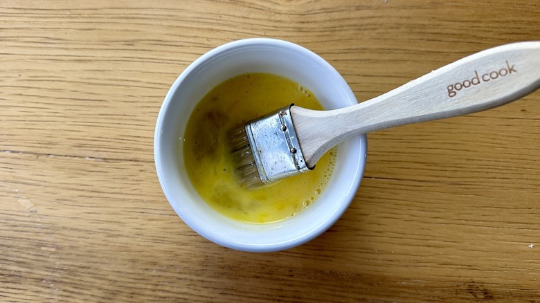 egg mixture in bowl