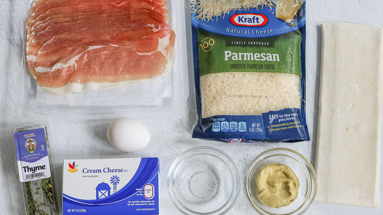 cheese prosciutto pastry ingredients