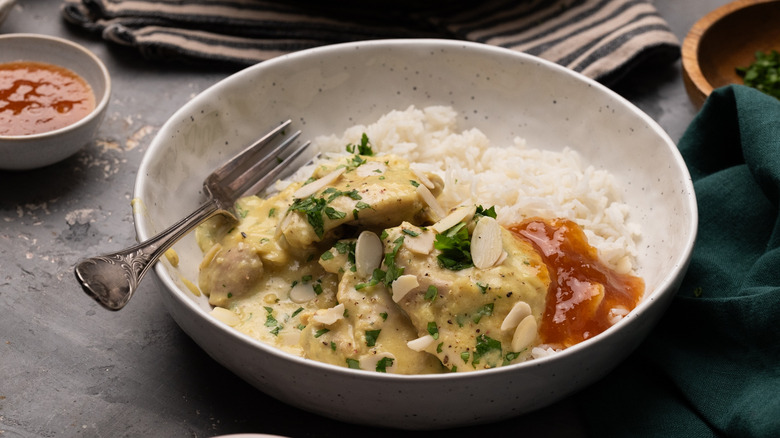 creamy and fragrant chicken korma