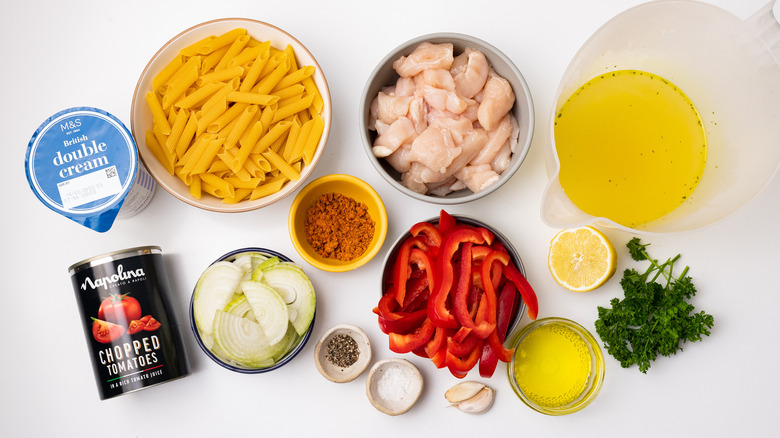 cajun pasta ingredients  