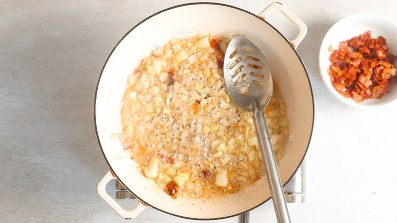 sauteed onion and garlic