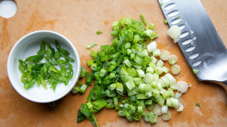 Chopped green onions