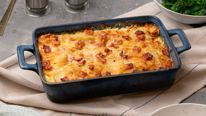 Creamy Ham And Potatoes Au Gratin Recipe