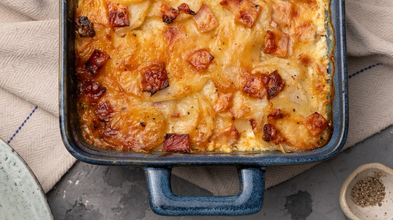 ham and potatoes au gratin