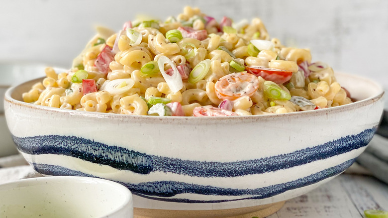 pasta salad with elbow macaroni