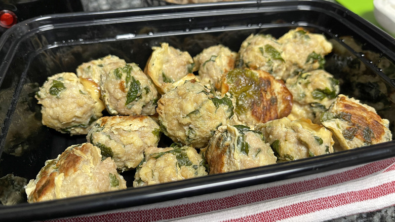 cooked turkey meatballs 