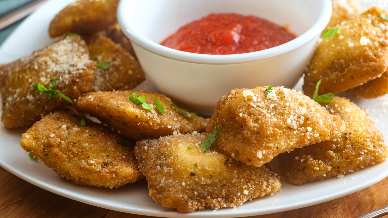 Crisp Up Store-Bought Ravioli In The Oven For An Easy Snack