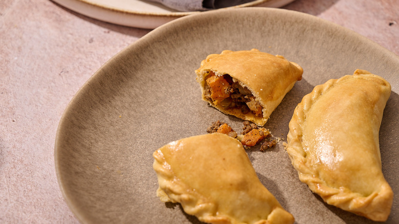 empanada filled with beef and potato