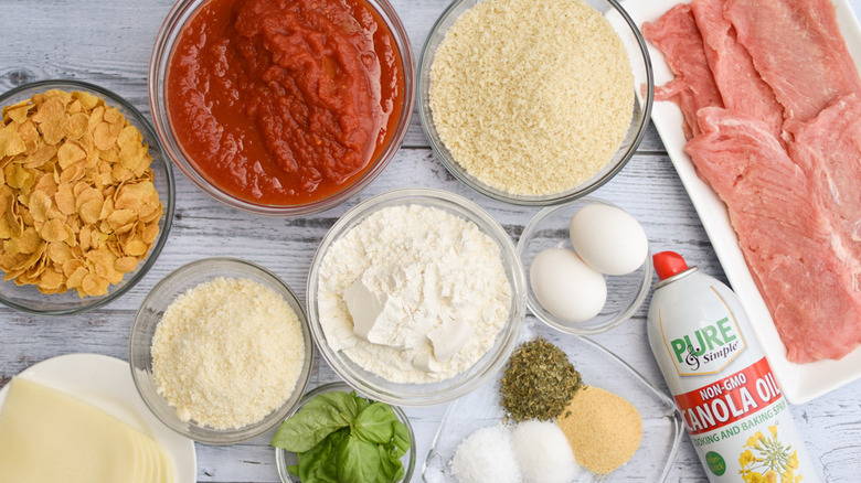 ingredients veal parmesan