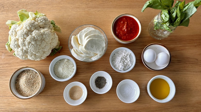 crispy cauliflower parmesan ingredients