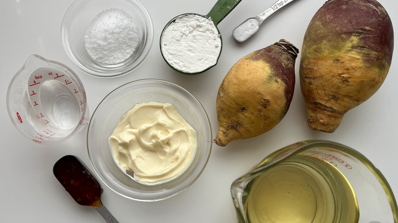 ingredients for rutabaga fries