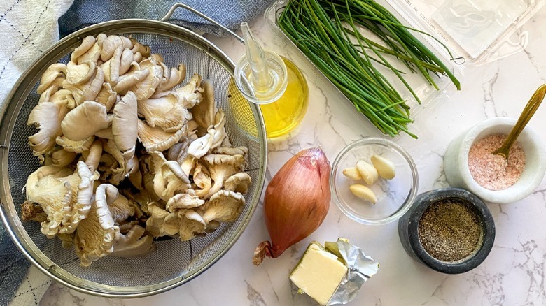 oyster mushroom recipe ingredients