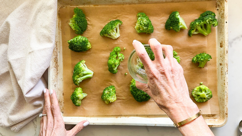 smashing the broccoli