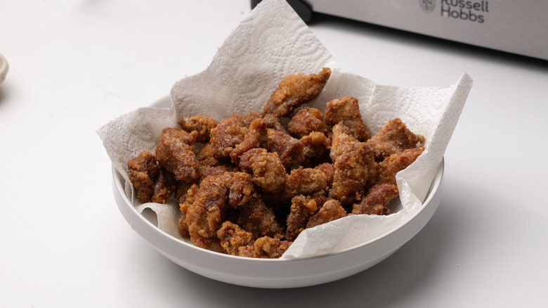 fried pork in a bowl